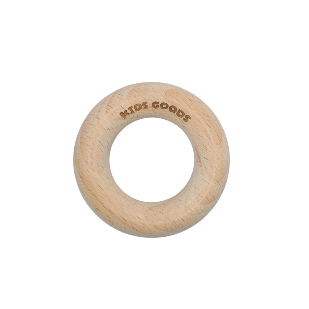 Silicone Teething Ring Pink - BPA Free