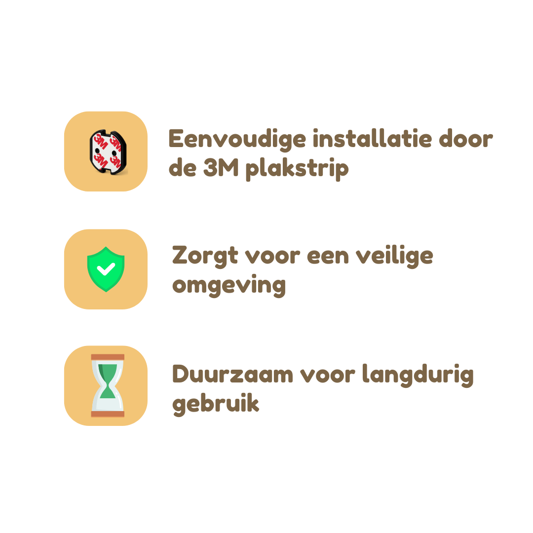 Kids Goods – Stopcontactbeveiliging – 10 stuks - Zwart