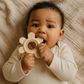 Silicone Teething Ring Green - BPA Free