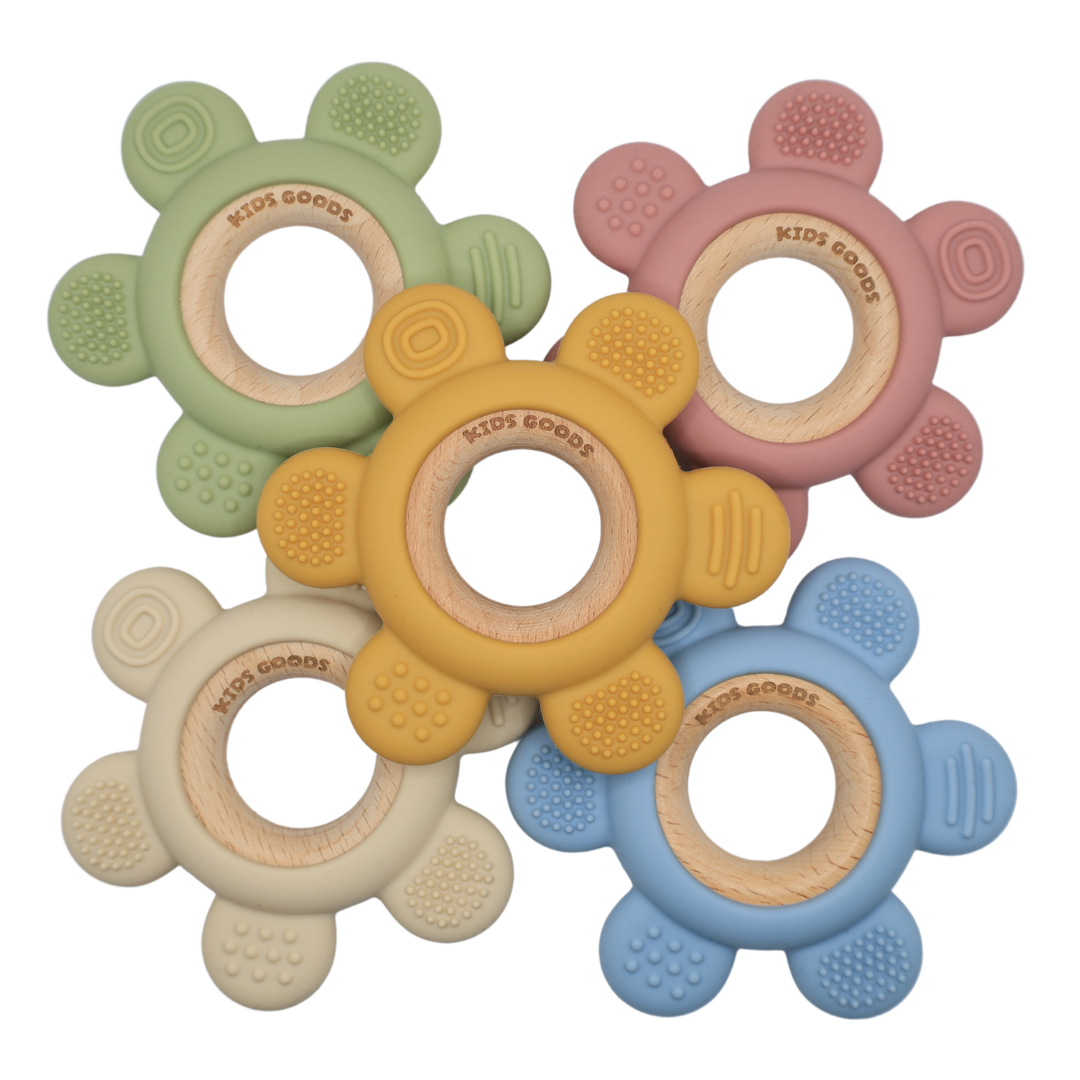 Bijtring Baby - Sunflower Yellow - BPA-vrij