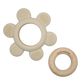 Bijtring Baby - Vanilla Bear Beige - BPA-vrij